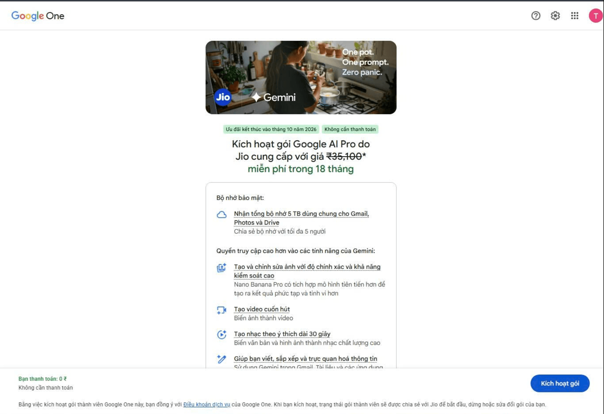 Hướng dẫn reg tài khoản Google AI Pro miễn phí với Jio