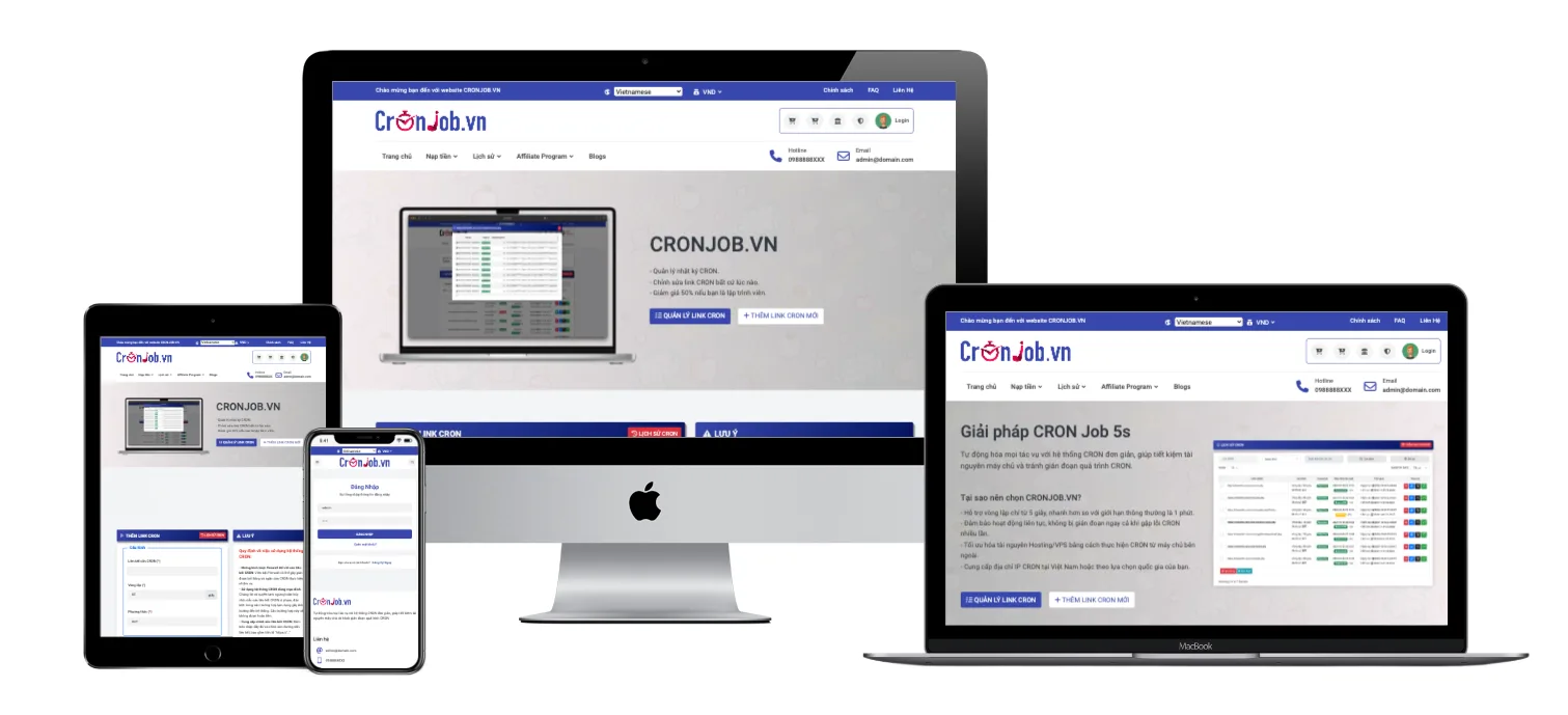 Build a website for managing and renting out CRON jobs with no time limit
